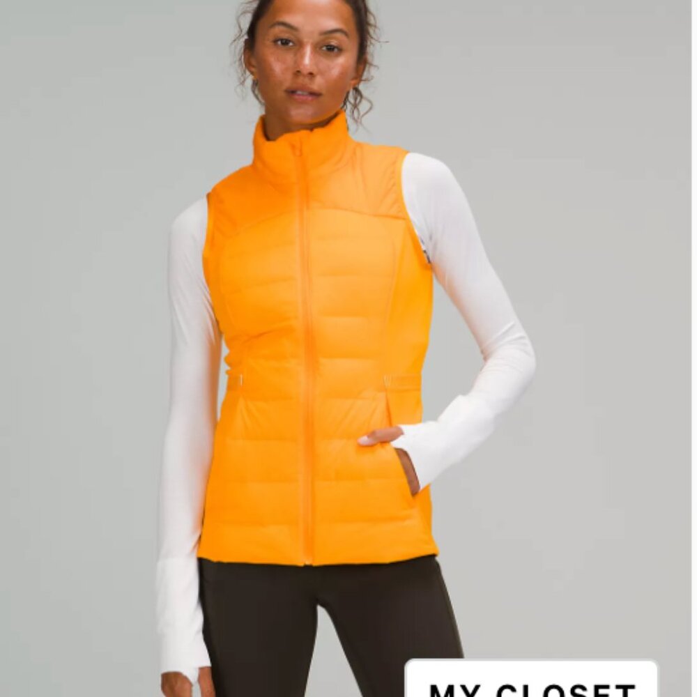 Lululemon Lightweight Quilted Puffer Vest – Marigold Yellow - Size 12